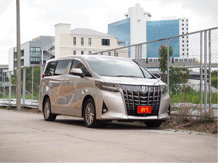 Toyota Alphard 2020 2.5 Hybrid G F-Package E-Four 4WD Utility-car ไฮบริด ไม่ติดแก๊ส เกียร์อัตโนมัติ น้ำตาล รูปที่ 2