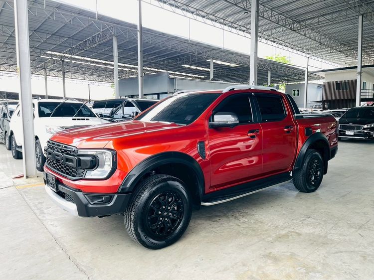 รถ Ford Ranger 2.0 Bi-Turbo Hi-Rider Wildtrak สี แดง