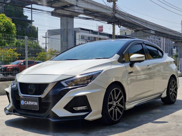 รถ Nissan Almera 1.0L Turbo VL CVT สี ขาว