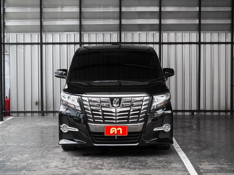 Toyota Alphard 2018 2.5 S C-Package Utility-car เบนซิน ไม่ติดแก๊ส เกียร์อัตโนมัติ ดำ รูปที่ 3