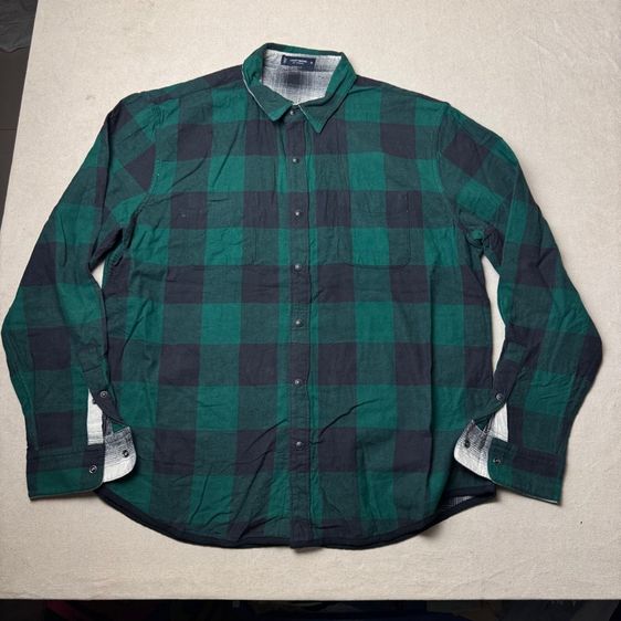 เสื้อเชิ้ต​ Lucky Brand Japan Edition ใส่ได้ 2 ด้าน Size XL​ 