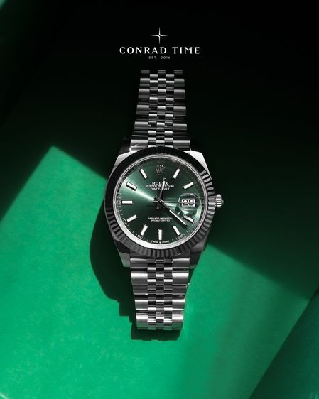 New Rolex Datejust 126334 Mint Green Dial Jubilee 2026 41mm. Fullset 100 รูปที่ 4