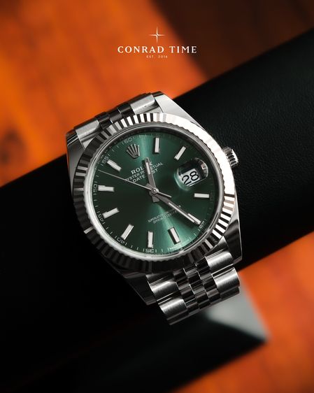 New Rolex Datejust 126334 Mint Green Dial Jubilee 2026 41mm. Fullset 100 รูปที่ 3