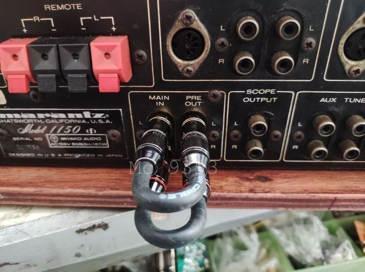 สาย Monster Cable Receiver Integrated Amp RCA Audio Cable Jumper Preamp-Out Main รูปที่ 2
