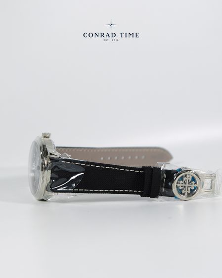 New Patek Grand Complications 6159G-001 Perpetual Calendar Skeletonized Dial Black Fabric Strap 2025 39.5mm. Fullset  รูปที่ 10