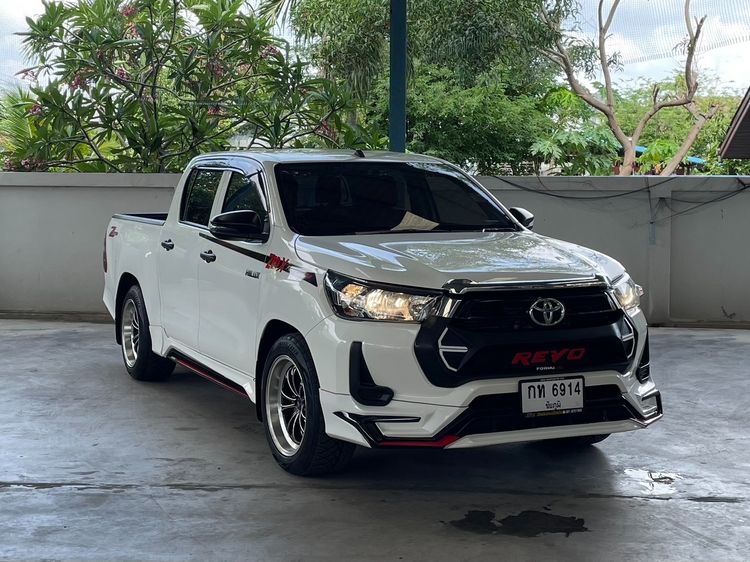 Toyota Hilux Revo 2021 Double Cab 2.4 Entry Z Edition Pickup ดีเซล ไม่ติดแก๊ส เกียร์ธรรมดา ขาว รูปที่ 3