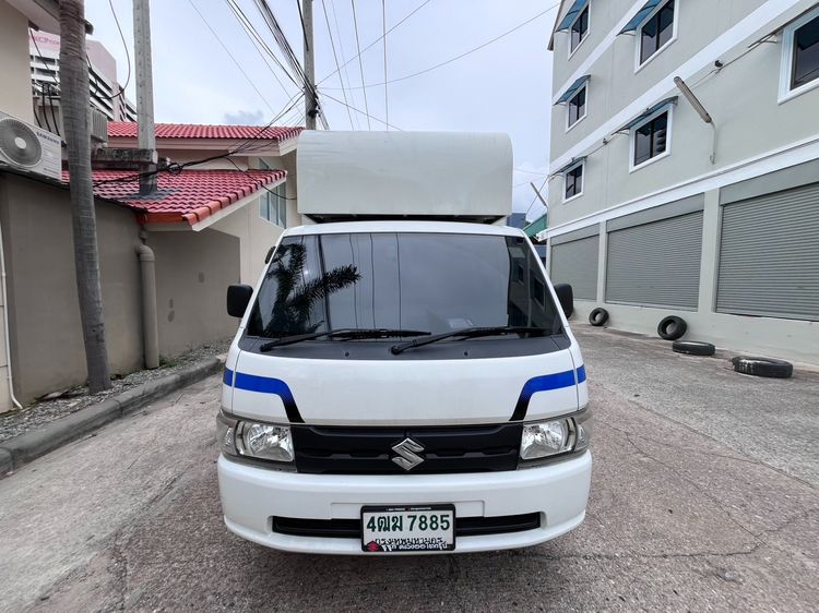 Suzuki Carry 2023 1.5 เบนซิน ไม่ติดแก๊ส เกียร์ธรรมดา ขาว รูปที่ 3