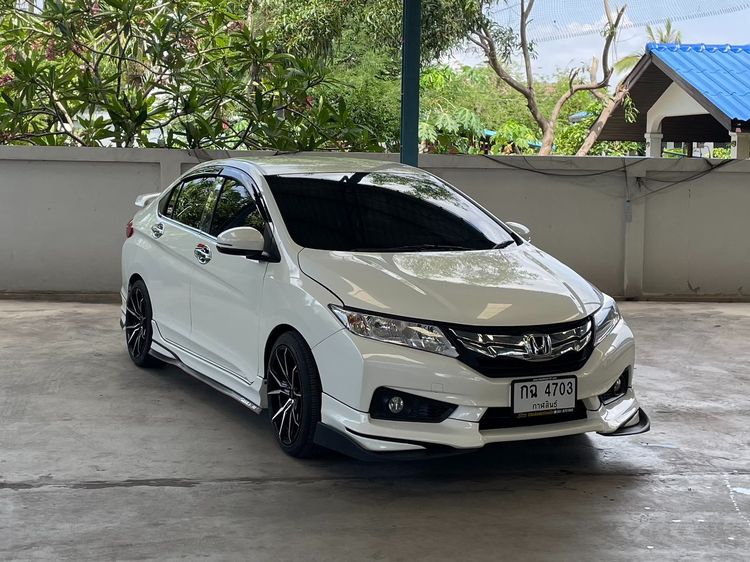Honda City 2016 1.5 Sv i-VTEC Sedan เบนซิน ไม่ติดแก๊ส เกียร์อัตโนมัติ ขาว รูปที่ 3