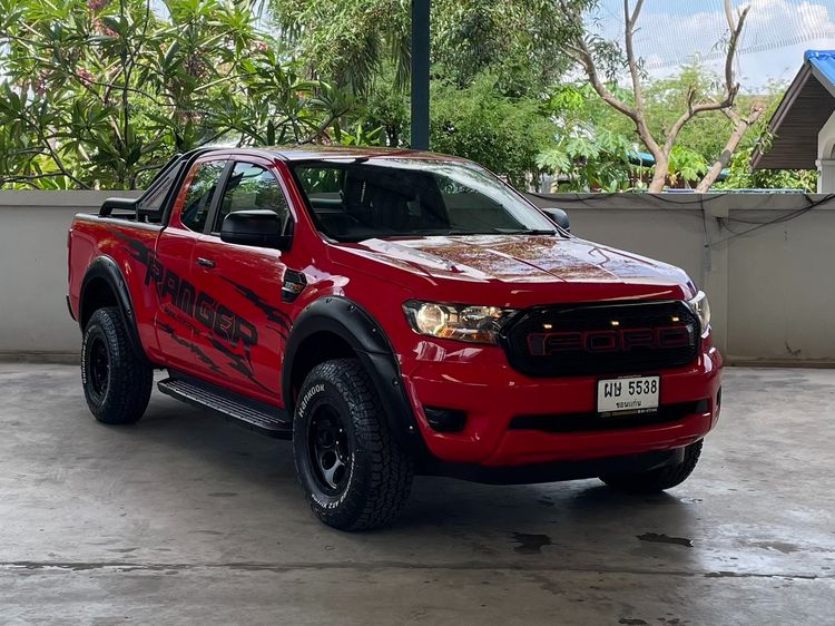 Ford Ranger 2019 2.2 Hi-Rider XL Plus Pickup ดีเซล ไม่ติดแก๊ส เกียร์ธรรมดา แดง รูปที่ 3