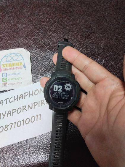 (ให้ไว) นาฬิกา Garmin Instinct 2 Solar Graphite
