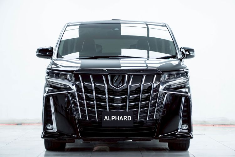 Toyota Alphard 2018 2.5 S C-Package Utility-car เบนซิน ไม่ติดแก๊ส เกียร์อัตโนมัติ ดำ รูปที่ 4