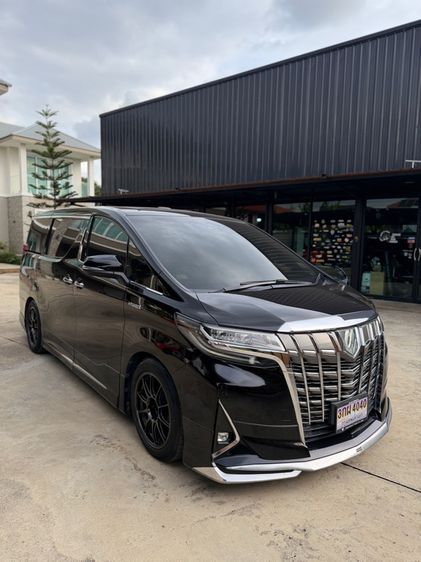 รถ Toyota Alphard 2.4 Hybrid E-Four 4WD สี ดำ