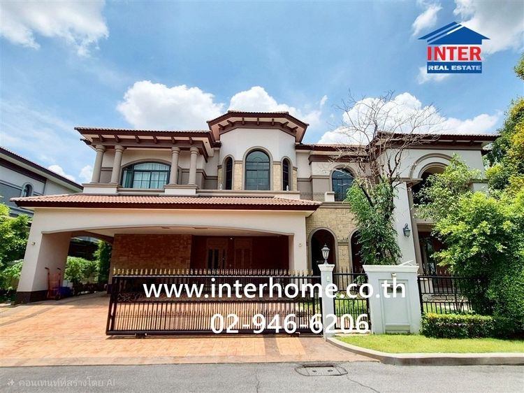 บ้านเดี่ยว 2 ชั้น 178.5 ตร.ว. หมู่บ้านเดอะ แกรนด์ ปิ่นเกล้า (อัลพีน่า) ถนนบรมราชชนนี ถนนพุทธมณฑลสาย3-ศาลาธรรมสพน์ เขตทวีวัฒนา กรุงเทพมหานคร รูปที่ 2