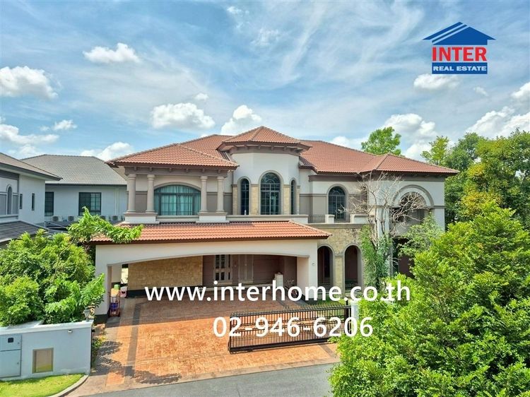 บ้านเดี่ยว 2 ชั้น 178.5 ตร.ว. หมู่บ้านเดอะ แกรนด์ ปิ่นเกล้า (อัลพีน่า) ถนนบรมราชชนนี ถนนพุทธมณฑลสาย3-ศาลาธรรมสพน์ เขตทวีวัฒนา กรุงเทพมหานคร