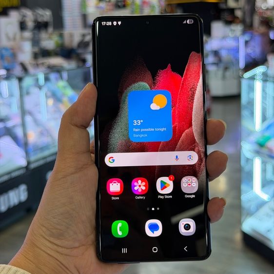 Samsung S21 Ultra 5G 256GB สีดำ เครื่องศูนย์ สภาพสวยมากๆ จอ6.8นิ้ว แรม12รอม256 กล้อง108ล้าน(4ตัว)🔥🔥