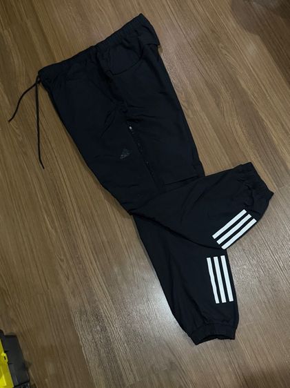 กางเกงขายาวสีดำ(ผ้าร่ม) แบรนด์ addidas รูปที่ 2