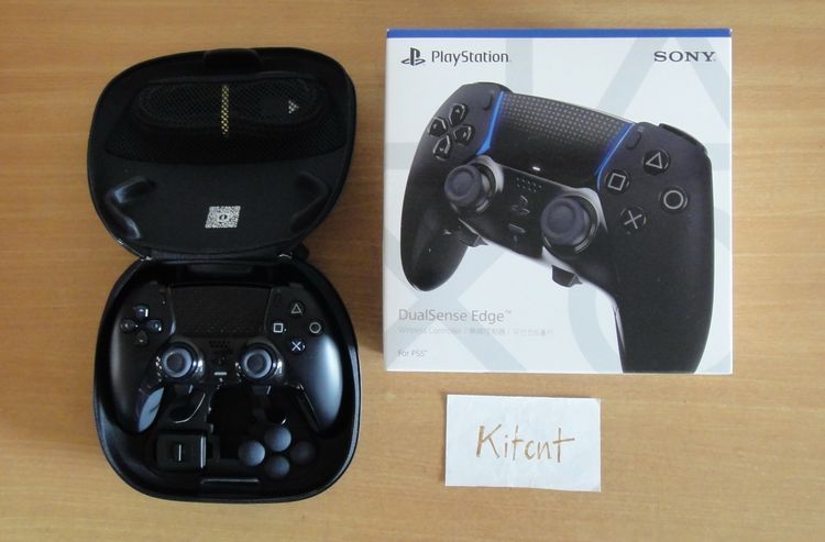 Sony PS5 DualSense Edge Wireless Controller Midnight Black สีดำ ครบกล่อง ศูนย์ไทย ใบเสร็จหาย ประกันหมด (มือสอง)