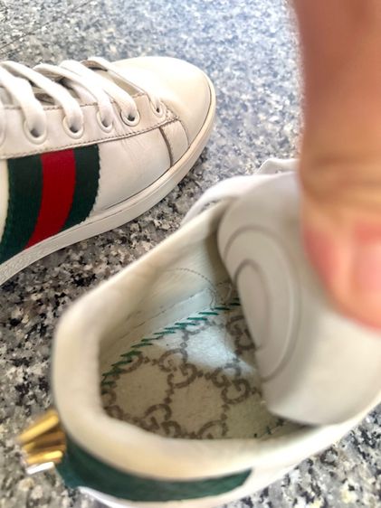 Gucci Ace Studded Pearl Spikes เบอร์37.5 รูปที่ 8