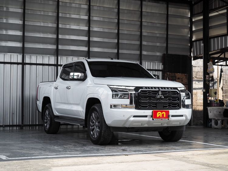 Mitsubishi Triton 2025 2.4 Plus Ultra Pickup ดีเซล ไม่ติดแก๊ส เกียร์อัตโนมัติ ขาว รูปที่ 2