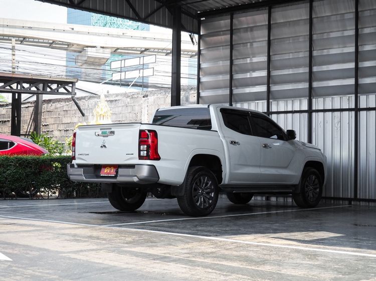 Mitsubishi Triton 2025 2.4 Plus Ultra Pickup ดีเซล ไม่ติดแก๊ส เกียร์อัตโนมัติ ขาว รูปที่ 4