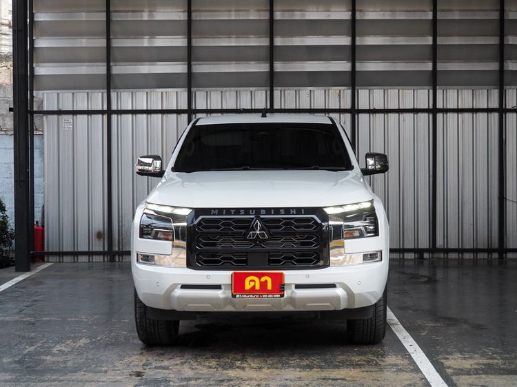 Mitsubishi Triton 2025 2.4 Plus Ultra Pickup ดีเซล ไม่ติดแก๊ส เกียร์อัตโนมัติ ขาว รูปที่ 3