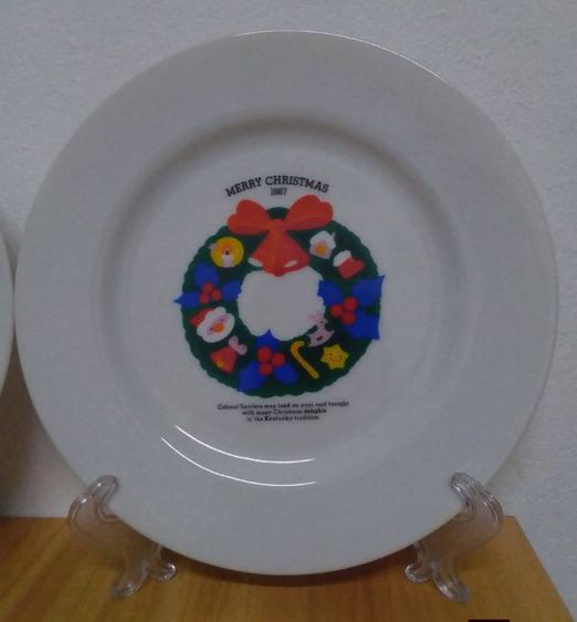 KFC จานเซรามิคงานวินเทจ 1987 ของใหม่ทั้งหมด 750 บาทรวมส่ง รูปที่ 2