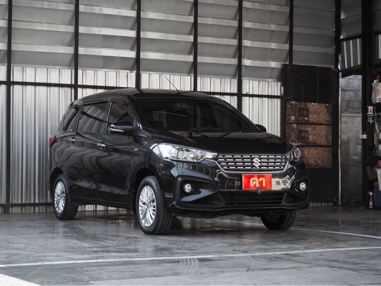 Suzuki Ertiga 2019 1.5 GX Utility-car เบนซิน ไม่ติดแก๊ส เกียร์อัตโนมัติ ดำ รูปที่ 3