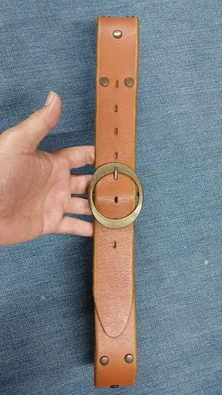 เข็มขัด Tomboy Jeanes
เอว 33 ถึง 40 กว้าง 1.7 
ยาวรวมหัว 45 หมุดสวย หนังสวยนิ่ม
มีรอยตามใช้ รูปที่ 8