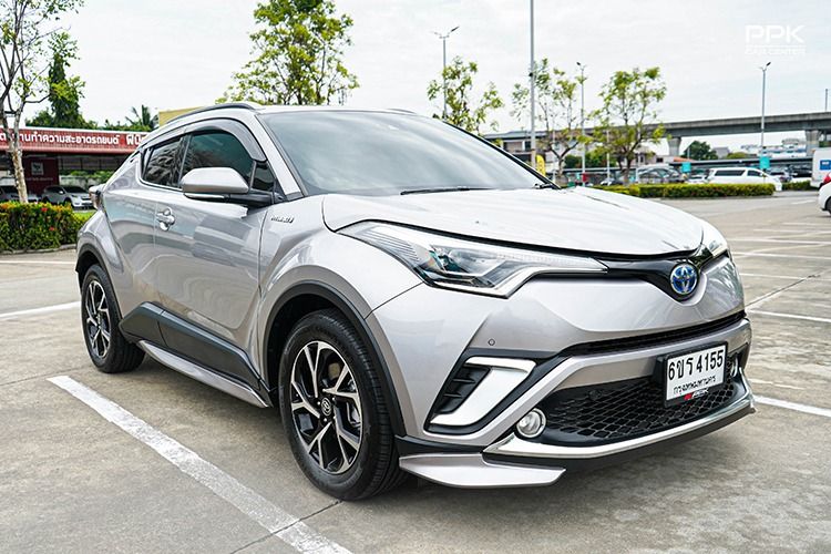 Toyota C-HR 2018 1.8 HV Hi Utility-car ดีเซล ไม่ติดแก๊ส เกียร์อัตโนมัติ เทา รูปที่ 3