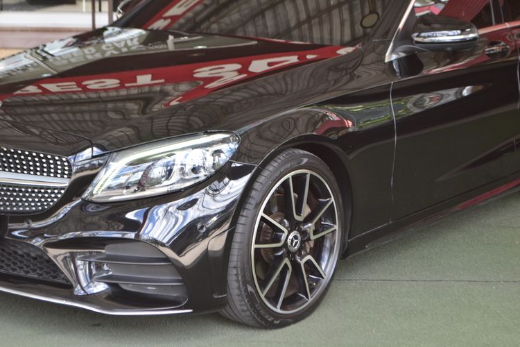 Mercedes-Benz C-Class 2021 C220 Sedan ดีเซล ไม่ติดแก๊ส เกียร์อัตโนมัติ ดำ รูปที่ 2