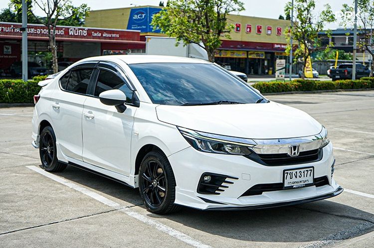 Honda City 2022 1.0 S Sedan เบนซิน ไม่ติดแก๊ส เกียร์อัตโนมัติ ขาว รูปที่ 3