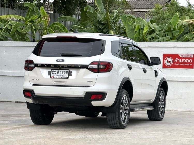 Ford Everest 2021 2.0 Bi-Turbo Titanium+ 4WD Utility-car ดีเซล ไม่ติดแก๊ส เกียร์อัตโนมัติ ขาว รูปที่ 4