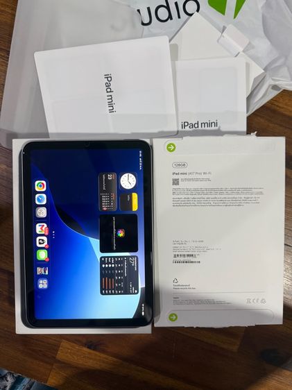 (เจ้าของขายเอง) iPad mini (A17 Pro) Wi-Fi 128GB สวยเลย สุขภาพแบต 100เปอร์เซ็นต์ สภาพเหมือนใหม่ ส่งต่อเบาๆ ด่วนเลยย