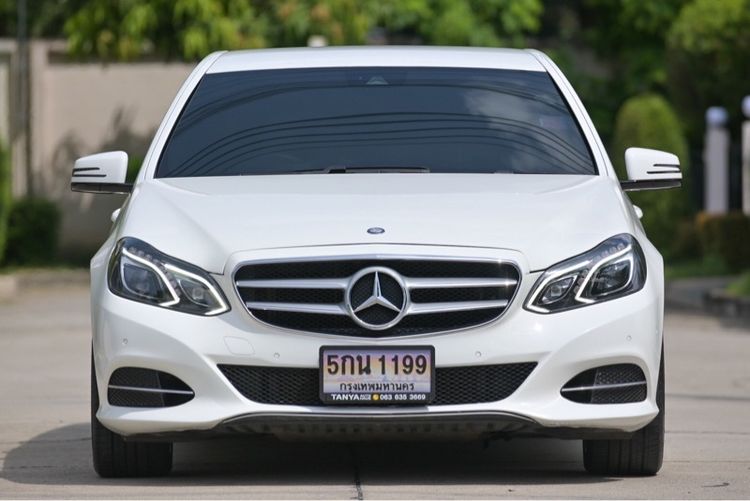 Mercedes-Benz E-Class 2015 E200 Sedan เบนซิน ไม่ติดแก๊ส เกียร์อัตโนมัติ ขาว รูปที่ 4