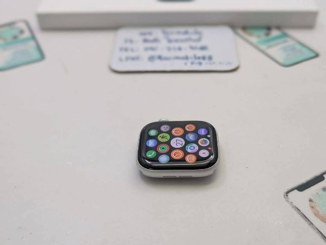 Apple Watch Series 11 46 mm Gps Silver ศูนย์ไทย สภาพใหม่เอี่ยม อุปกรณ์ครบยกกล่อง ประกันยาว 7 เดือน สุขภาพแบต 100 เพียง 9,590 บาท ครับ รูปที่ 5