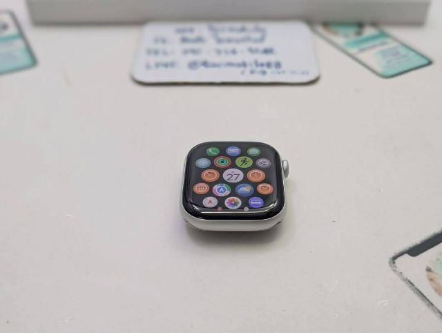 Apple Watch Series 11 46 mm Gps Silver ศูนย์ไทย สภาพใหม่เอี่ยม อุปกรณ์ครบยกกล่อง ประกันยาว 7 เดือน สุขภาพแบต 100 เพียง 9,590 บาท ครับ รูปที่ 6