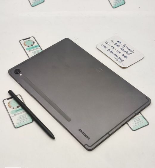 Samsung Galaxy Tab S9 Wifi Ram 8 Rom 128 GB ศูนย์ไทย มีตัวเครื่อง ปากกา และเคสอีก 3 ชิ้น ไม่มีกล่อง และสายชาร์จ เพียง 8,990 บาท 