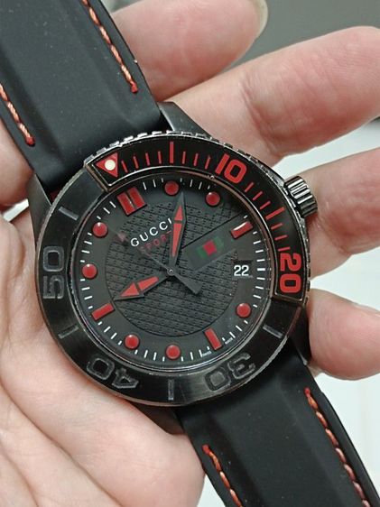 นาฬิกา gucci sport  ตัวเรือน 44 มิล ระบบถ่าย 