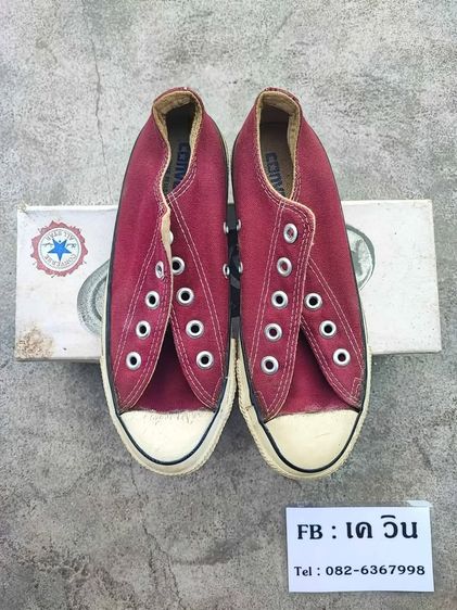 รองเท้าผ้าใบ CONVERSE ALL STAR MADE IN USA MAROON 1990