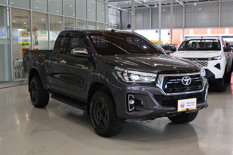 Toyota Hilux Revo 2020 2.4 Prerunner E Plus Pickup ดีเซล ไม่ติดแก๊ส เกียร์ธรรมดา เทา รูปที่ 3