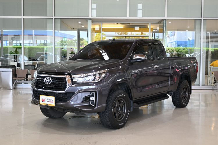 Toyota Hilux Revo 2020 2.4 Prerunner E Plus Pickup ดีเซล ไม่ติดแก๊ส เกียร์ธรรมดา เทา รูปที่ 4
