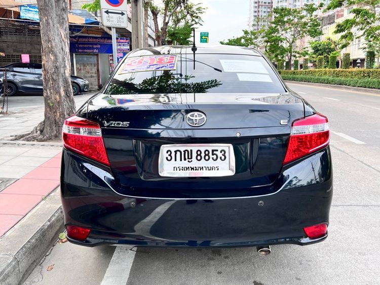 Toyota Vios 2014 1.5 E Sedan เบนซิน ไม่ติดแก๊ส เกียร์อัตโนมัติ ดำ รูปที่ 4