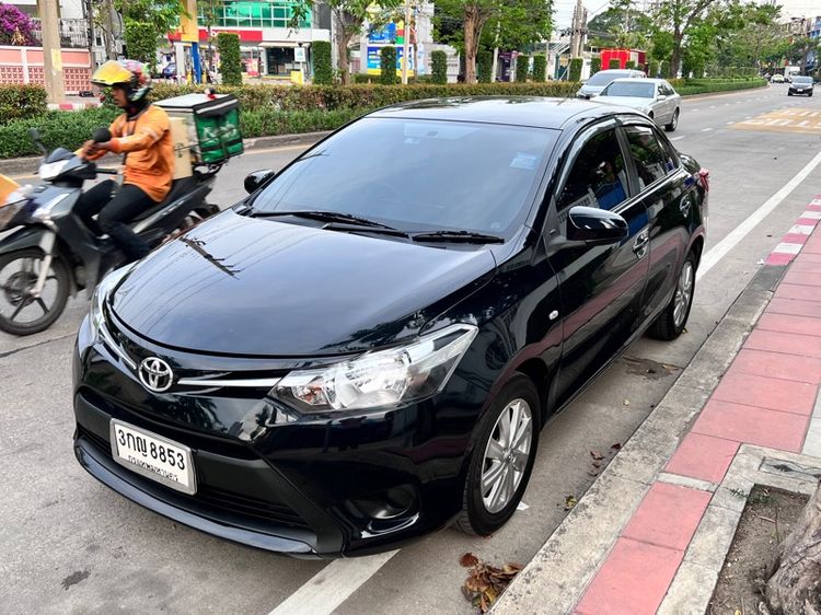 Toyota Vios 2014 1.5 E Sedan เบนซิน ไม่ติดแก๊ส เกียร์อัตโนมัติ ดำ รูปที่ 2
