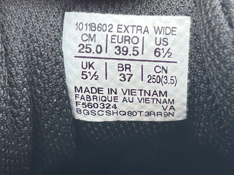 Asics folt 4 Black White รูปที่ 12