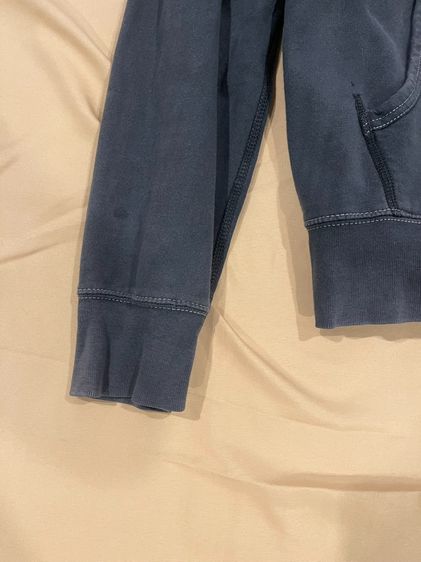 Gap Vintage Washed Zip Hoodie สีเทาเฟด งานเก่า USA Mood ใส่ชิลมาก 🔥 รูปที่ 6