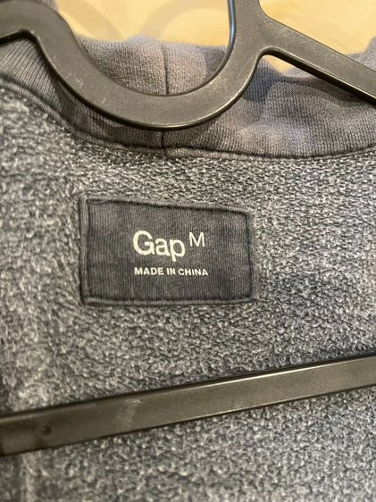 Gap Vintage Washed Zip Hoodie สีเทาเฟด งานเก่า USA Mood ใส่ชิลมาก 🔥 รูปที่ 4