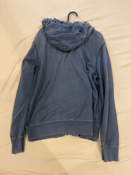 Gap Vintage Washed Zip Hoodie สีเทาเฟด งานเก่า USA Mood ใส่ชิลมาก 🔥 รูปที่ 9