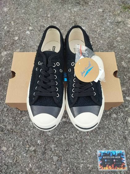 Converse รองเท้าผ้าใบ JACK PURCELL RET SUEDE RALLY BLACK 3 ดำ