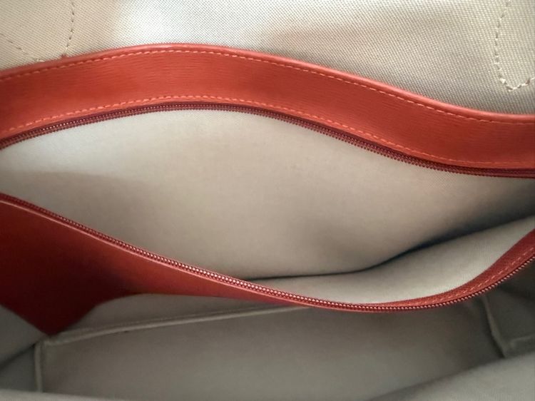 like new LE PLIAGE CITY L TOTE BAG TERRACOTTA - Canvas  รูปที่ 16