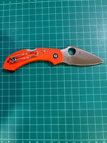Spyderco Dragonfly 2 VG10 Plain Blade, Orange FRN